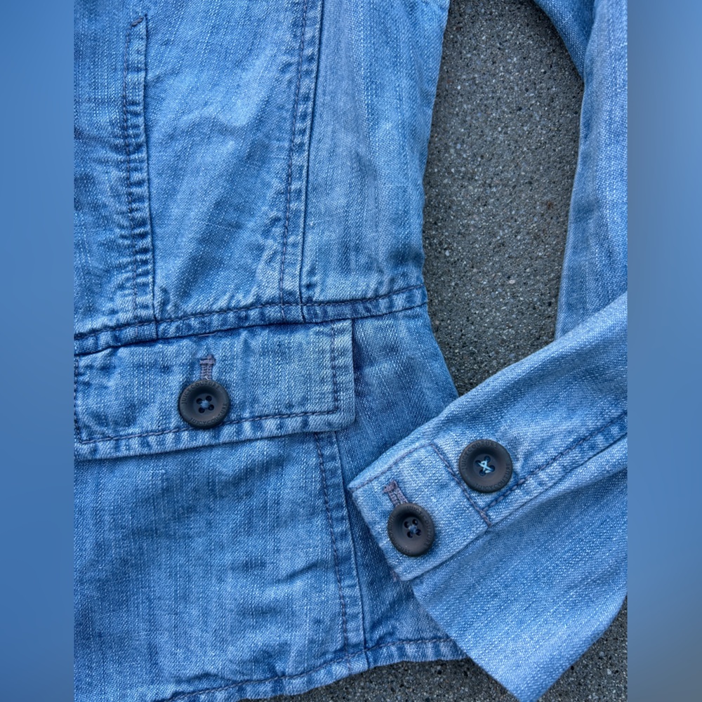 Juicy Couture Women's Blue Denim Jacket Size Small - Picture 3 of 10